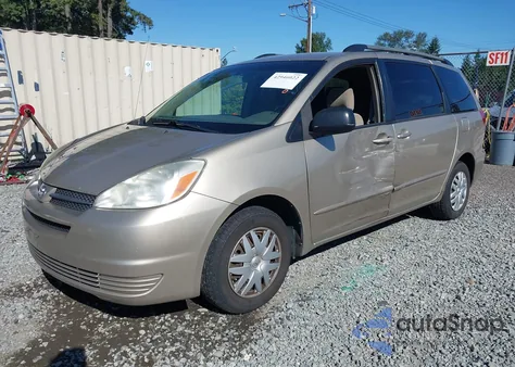 2004 Toyota Sienna Ce/Le z USA, uszkodzony, nr VIN 5TDZA23C04S004848